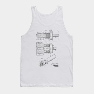 Apparatus for Applying a Getter Material Vintage Patent Drawing Tank Top